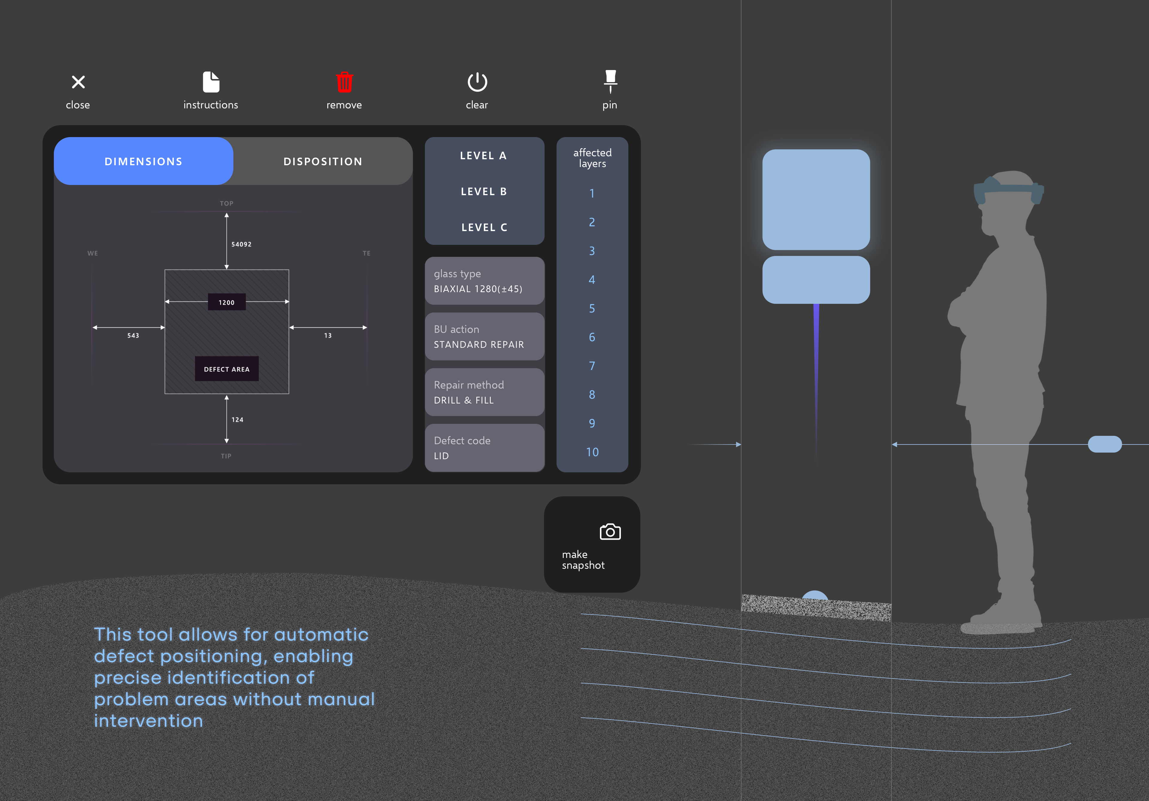 Virtual assistant marker placement